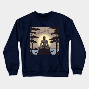 Adiyogi Meditating Crewneck Sweatshirt